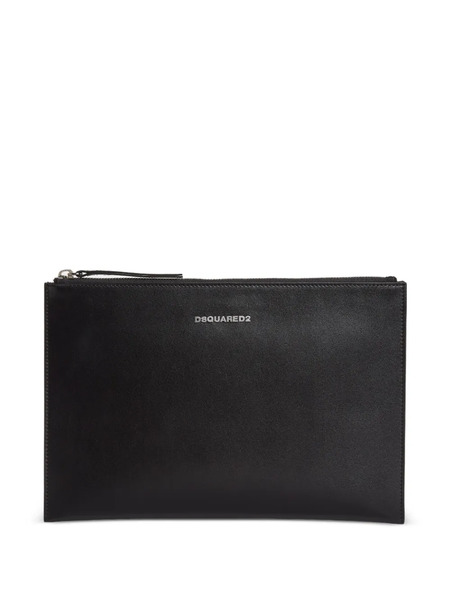  Dsquared2 Cartera De Piel - Negro 