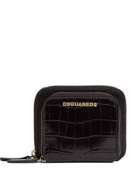  Dsquared2 Cartera De Piel - Negro 
