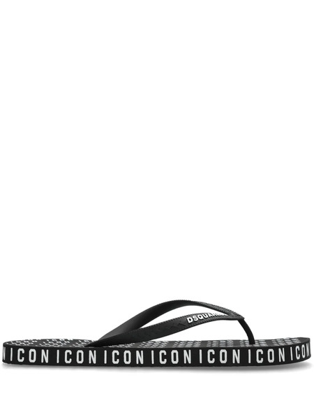  Dsquared2 Chanclas Icon - Negro 