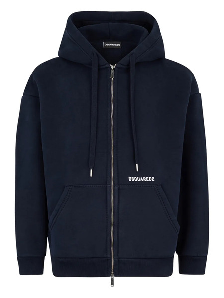  Dsquared2 Chaqueta Con Capucha Y Logo - Azul 