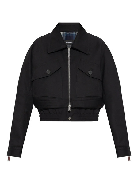  Dsquared2 Chaqueta Corta Con Cremallera - Azul 