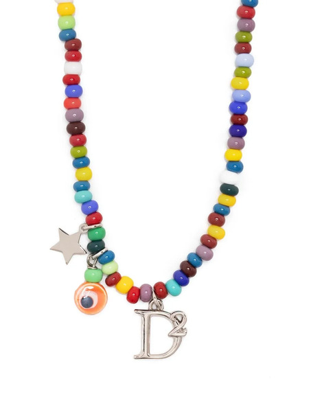  Dsquared2 Collar Con Charm Del Logo - Azul 