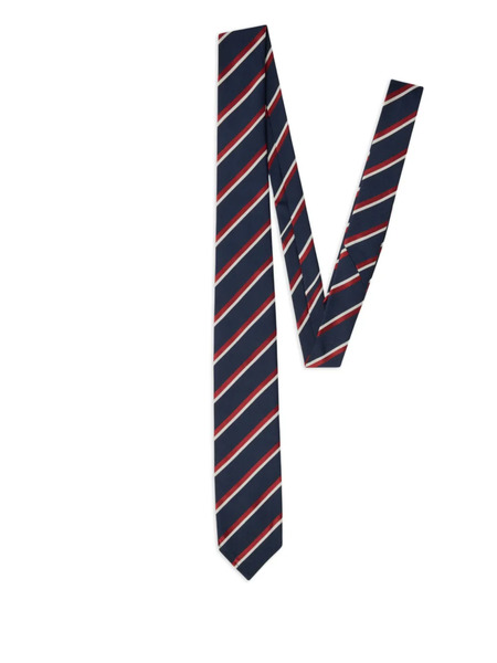  Dsquared2 Corbata De Seda A Rayas - Azul 