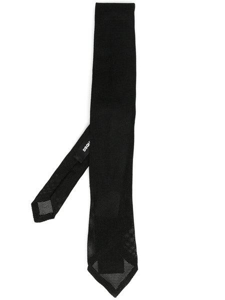  Dsquared2 Corbata Semitranslúcida - Negro 