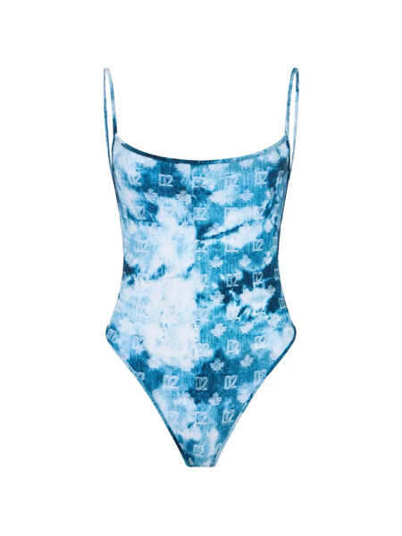  Dsquared2 D2 Monogram One-piece - Azul 