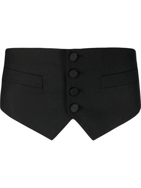  Dsquared2 Fajín Ajustable Con Botones - Negro 