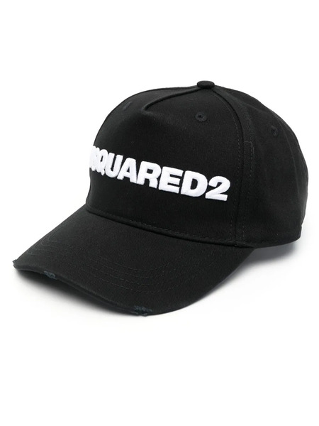  Dsquared2 Gorra Con Logo Bordado - Negro 