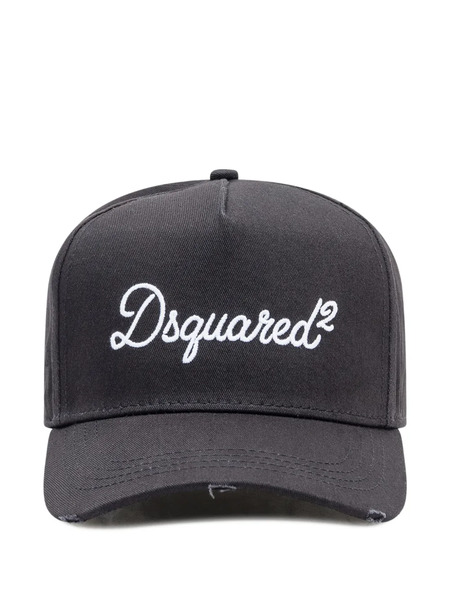  Dsquared2 Gorra Con Logo Bordado - Negro 