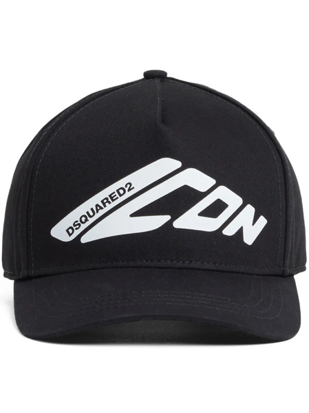  Dsquared2 Gorra Con Logo Estampado - Negro 