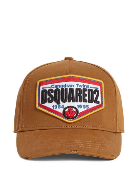  Dsquared2 Gorra De Algodón - Marrón 