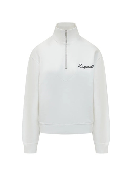  Dsquared2 Jersey Con Cremallera - Blanco 