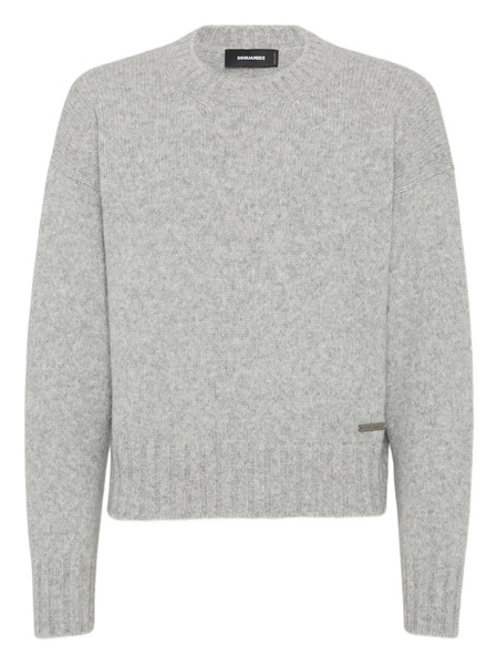  Dsquared2 Jersey Con Efecto De Melange - Gris 