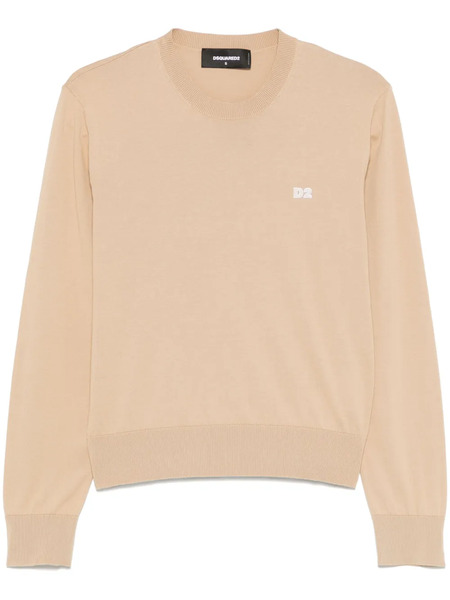  Dsquared2 Jersey Liso - Marrón 