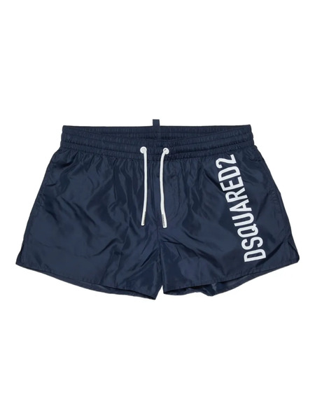  Dsquared2 Kids Bañador Con Logo - Azul 