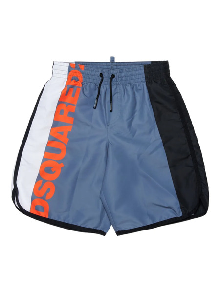  Dsquared2 Kids Bañador Con Logo - Azul 