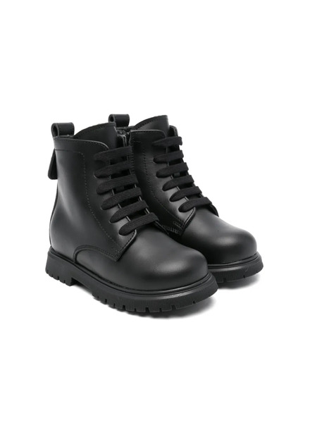  Dsquared2 Kids Botas Con Paneles Elásticos - Negro 