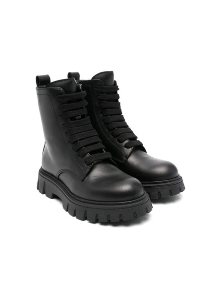  Dsquared2 Kids Botas Con Paneles Elásticos - Negro 