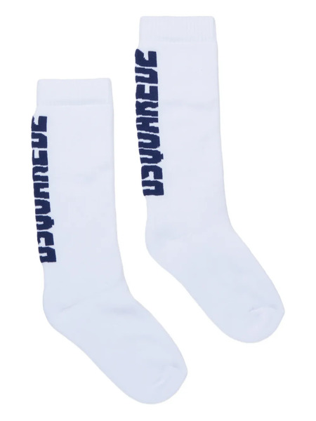  Dsquared2 Kids Calcetines Con Logo - Blanco 