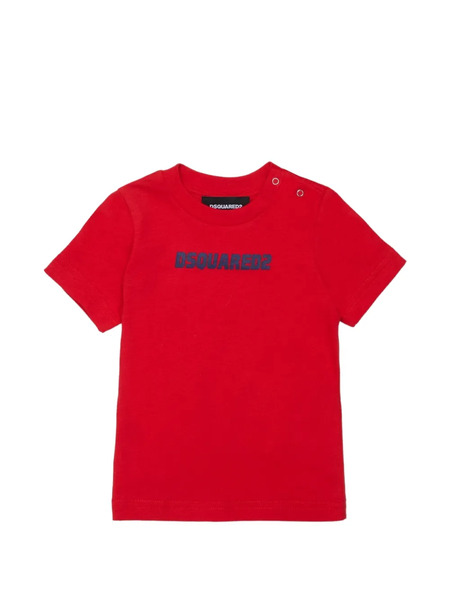  Dsquared2 Kids Camiseta Con Botones - Rojo 