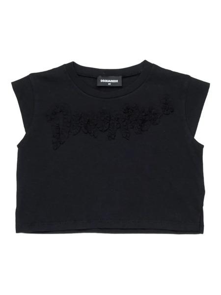  Dsquared2 Kids Camiseta Con Cuello Redondo - Negro 