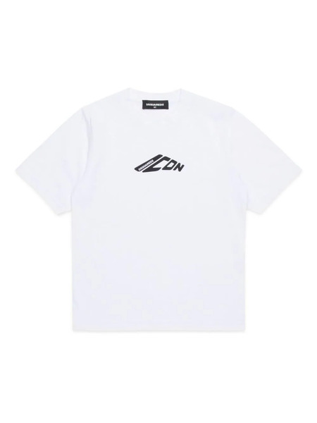  Dsquared2 Kids Camiseta Con Estampado Icon - Blanco 