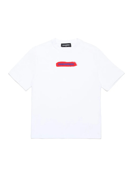  Dsquared2 Kids Camiseta Con Logo Estampado - Blanco 