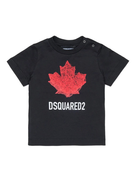  Dsquared2 Kids Camiseta Con Logo - Negro 