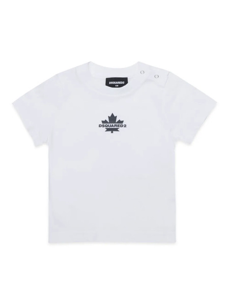  Dsquared2 Kids Camiseta De Algodón - Blanco 