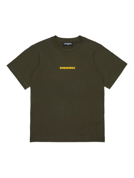  Dsquared2 Kids Camiseta De Algodón - Verde 