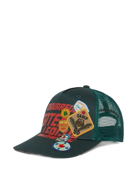  Dsquared2 Kids Gorra Con Apliques - Verde 
