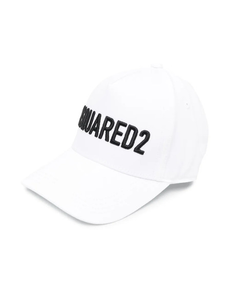  Dsquared2 Kids Gorra Con Logo Bordado - Blanco 