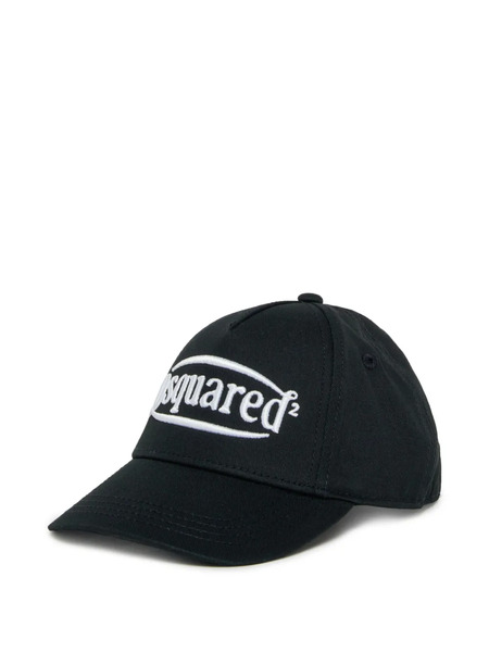  Dsquared2 Kids Gorra Con Logo Bordado - Negro 
