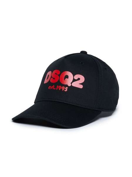  Dsquared2 Kids Gorra Con Logo Estampado - Negro 