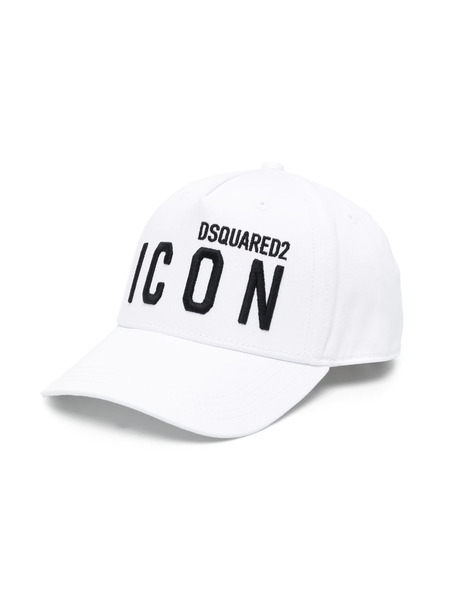  Dsquared2 Kids Gorra Con Logo Icon Bordado - Blanco 
