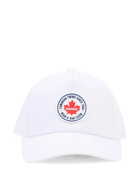  Dsquared2 Kids Gorra Con Parche Del Logo - Blanco 