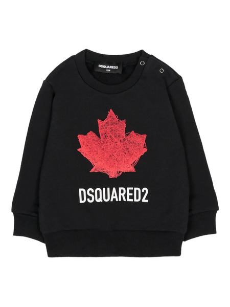  Dsquared2 Kids Jersey Con Cuello Redondo - Negro 