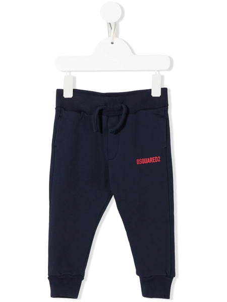  Dsquared2 Kids Pantalones De Chándal Con Logo Estampado - Azul 