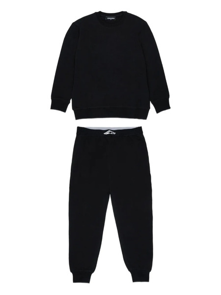  Dsquared2 Kids Pijama Con Logo Icon - Negro 