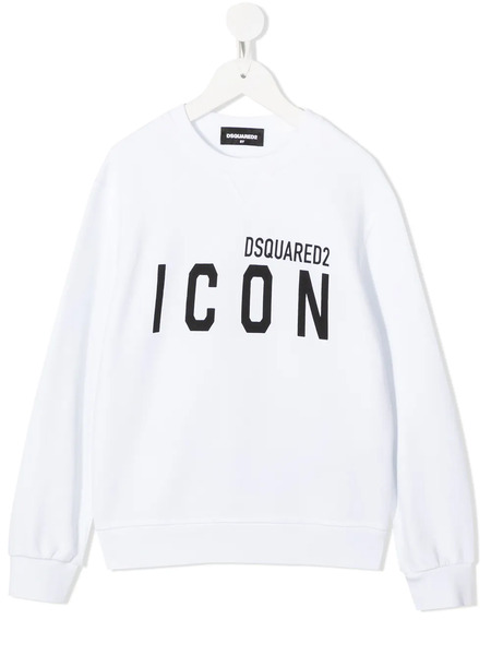  Dsquared2 Kids Sudadera Con Capucha Y Logo - Blanco 