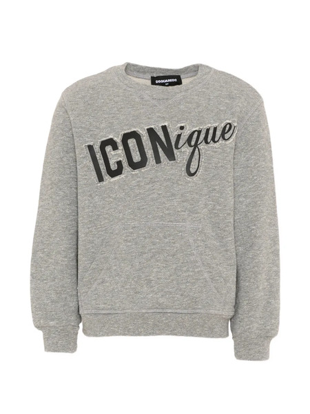  Dsquared2 Kids Sudadera Con Logo - Gris 