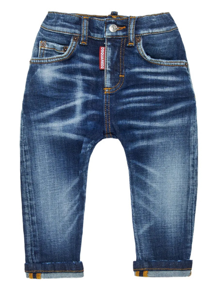  Dsquared2 Kids Vaqueros Rectos - Azul 