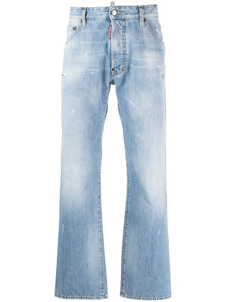  Dsquared2 Light-wash Straight-leg Jeans - Azul 