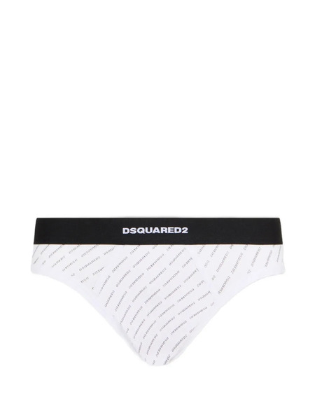  Dsquared2 Logo-print Brief - Blanco 
