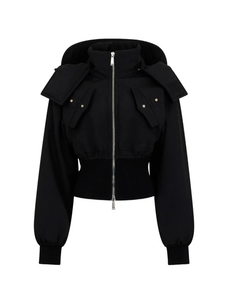  Dsquared2 Military Chic Mini Down Jacket - Negro 