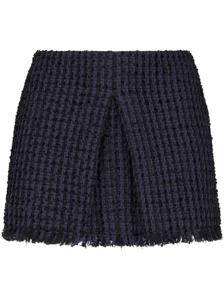  Dsquared2 Minifalda Con Dobladillo Deshilachado - Azul 