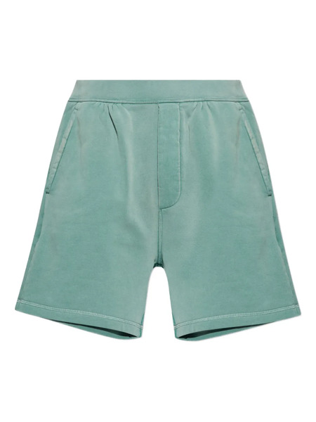  Dsquared2 Pantalones Cortos De Algodón Con Logo Bordado - Verde 