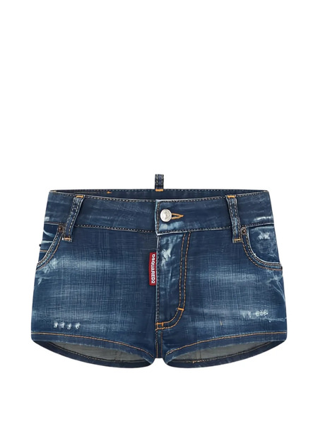  Dsquared2 Pantalones Vaqueros Cortos - Azul 
