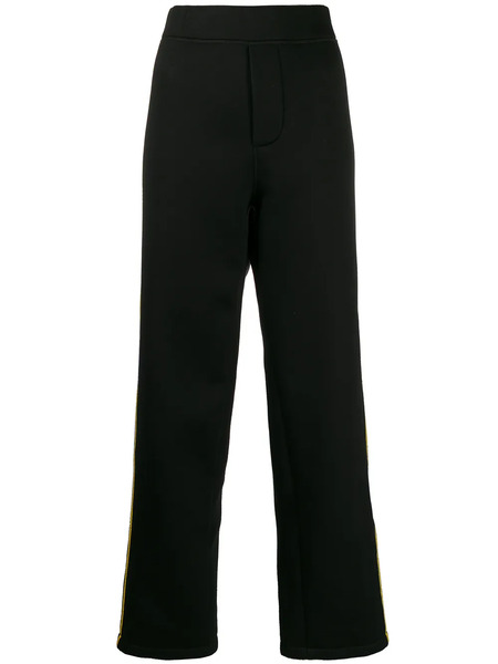  Dsquared2 Pants Con Logo En Contraste - Negro 