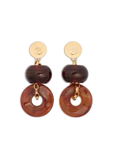  Dsquared2 Pendientes Con Cuentas - Dorado 