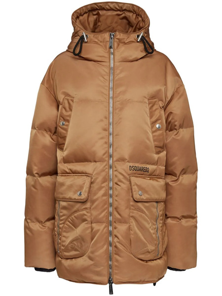  Dsquared2 Plumífero Con Capucha - Marrón 